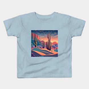 Abstract Desert Landscape Kids T-Shirt